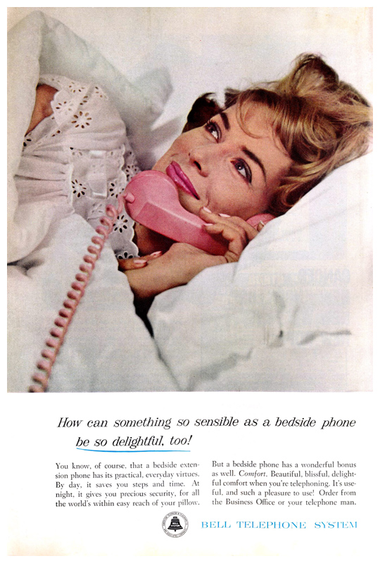 Bell System vintage telephone collection showing the evolution of phone technology
