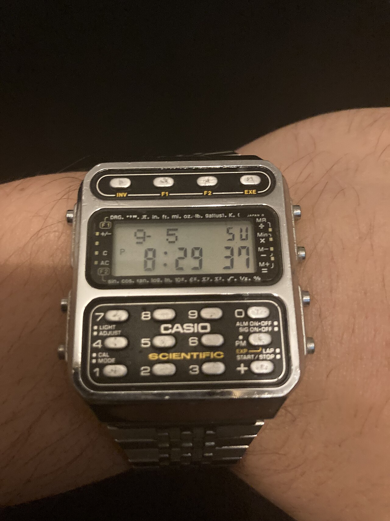 Casio CFX-200 scientific calculator watch