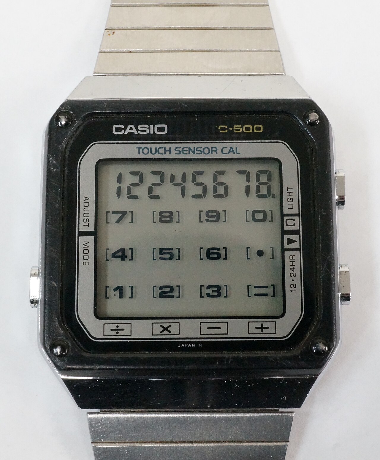 Casio TC-500 calculator watch retro 80s wrist technology