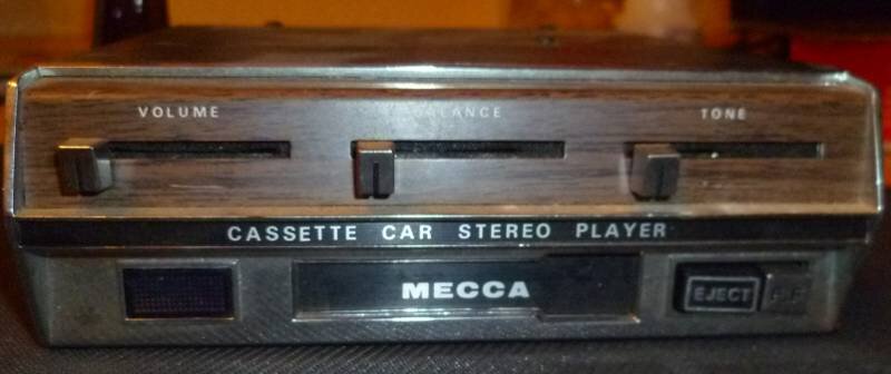 Car cassette player stereo deck old school 80s 90s audio