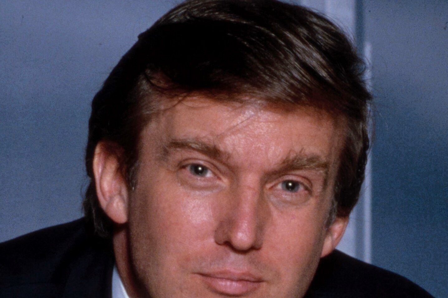Donald Trump portrait 1985 young businessman