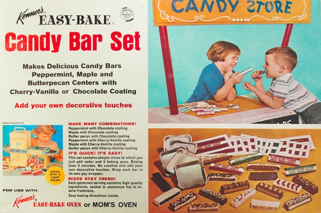 Easy-Bake Oven candy bar maker kit with original mixes and packaging
