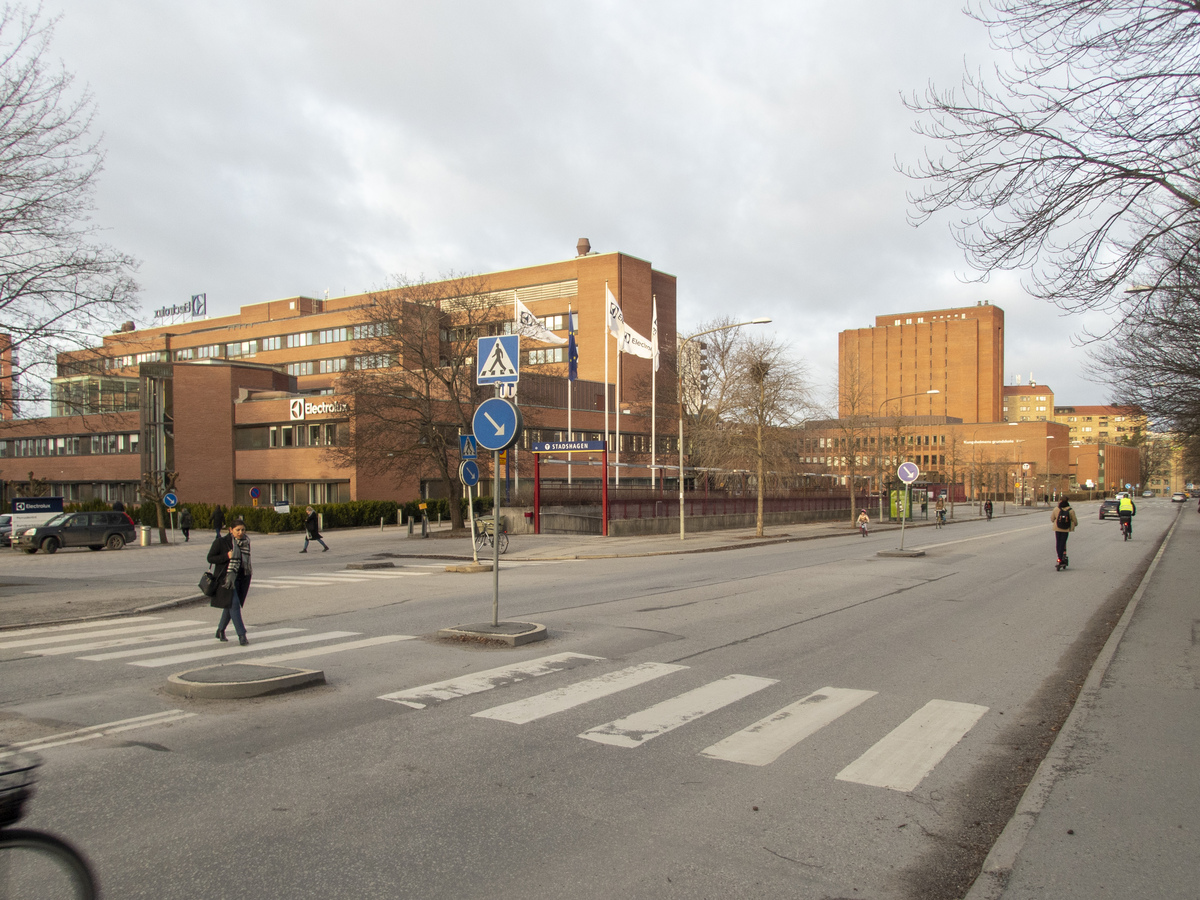 Electrolux headquarters in Stockholm Sweden parent company of Flymo from 1978 to 2006