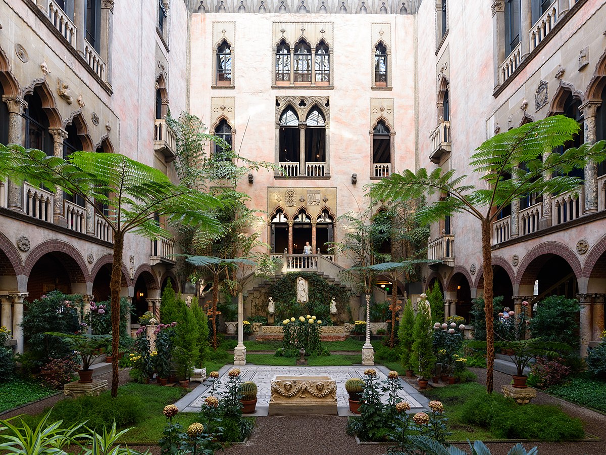Isabella Stewart Gardner Museum interior gallery rooms and architecture