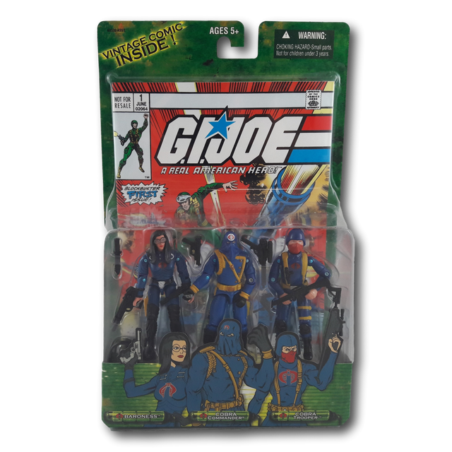 Vintage 1982 GI Joe Real American Hero action figures by Hasbro