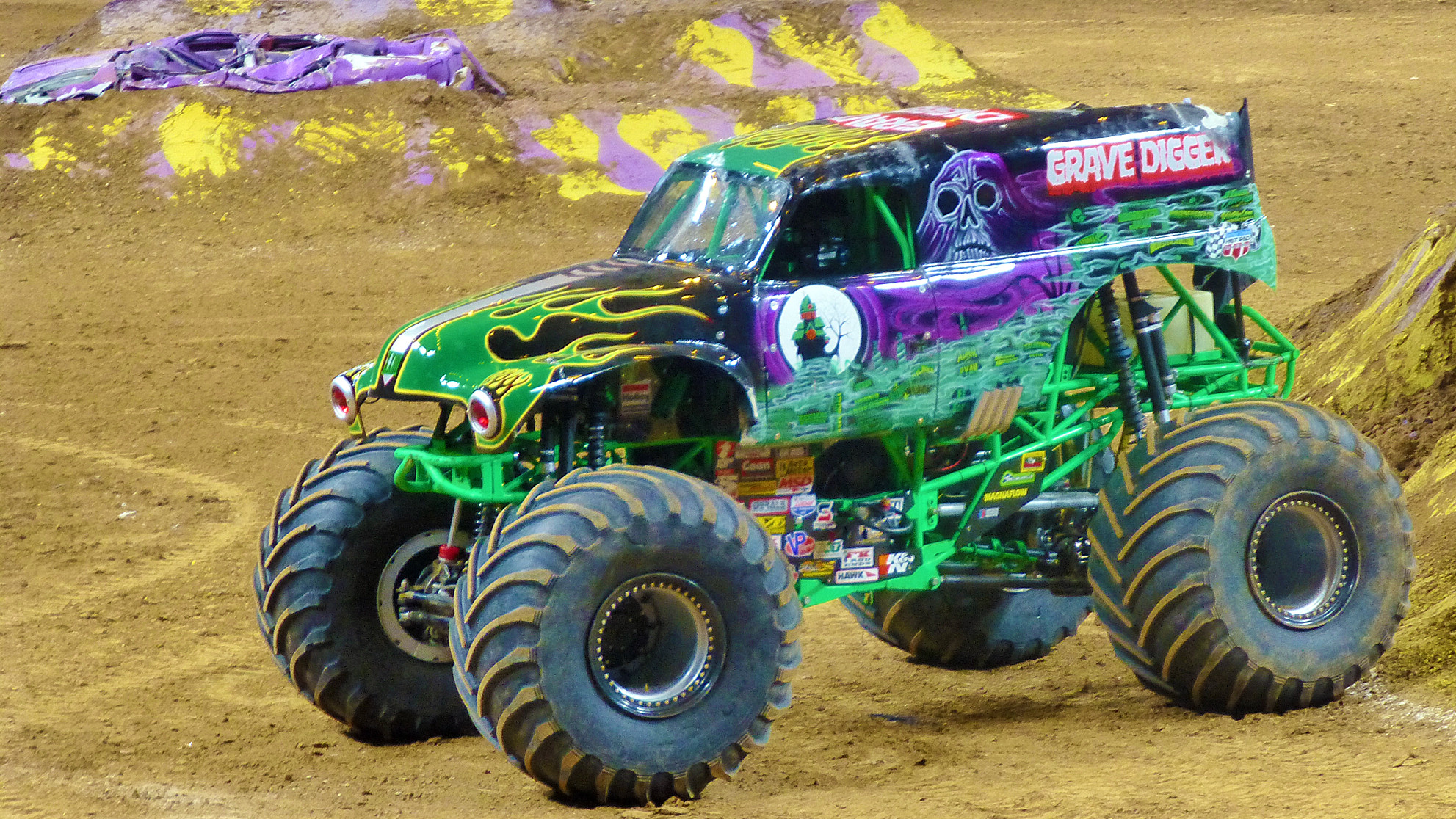 Grave Digger monster truck at Monster Jam 2014
