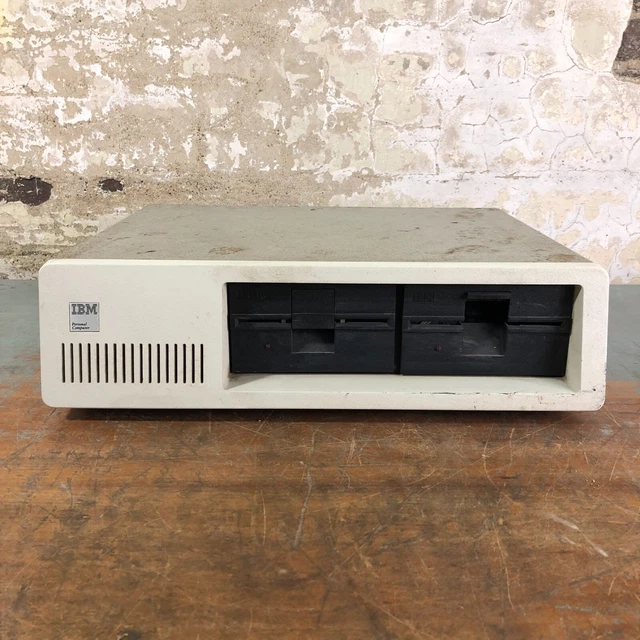 The original 1981 IBM PC 5150 personal computer that launched the PC revolution