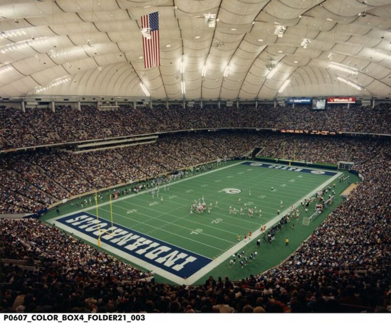 Indianapolis Colts first game Hoosier Dome 1984 fans crowd NFL