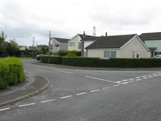 Housing estate cul-de-sac where neighborhood children gathered to play outside