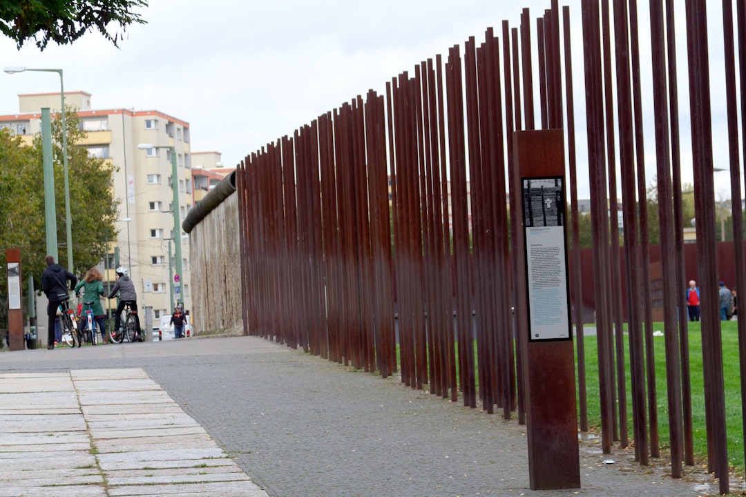 The Berlin Wall, symbol of the Cold War division in Europe