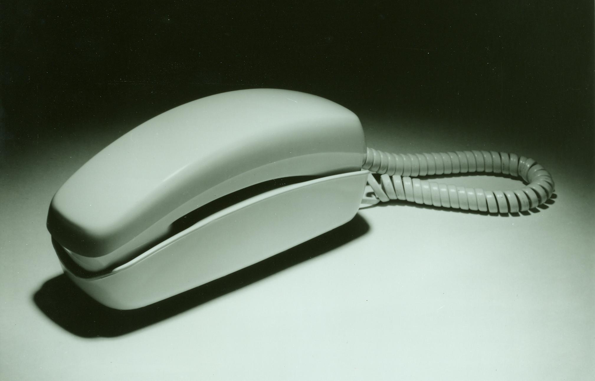 AT&T Trimline push button telephone popular in 1980s homes