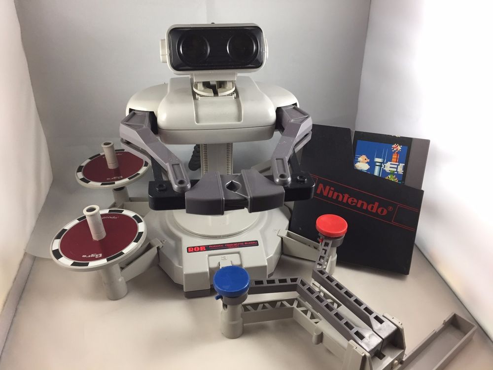 ROB the Robotic Operating Buddy for the Nintendo Entertainment System from 1985