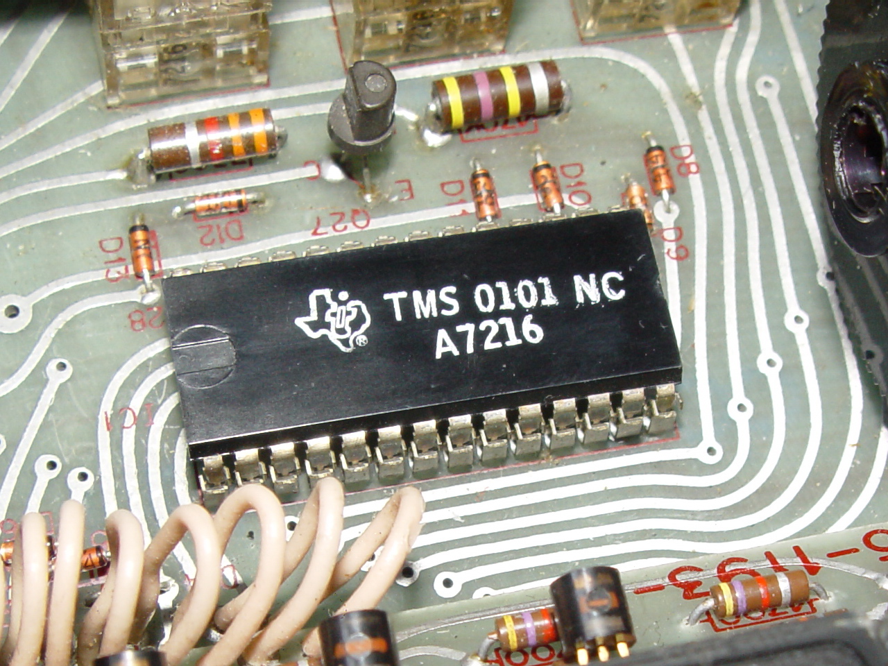 Texas Instruments TMS0101 calculator-on-a-chip microprocessor