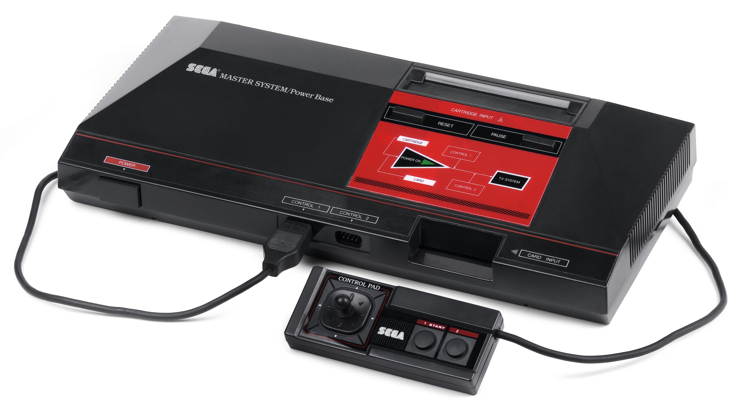 Sega Master System retro gaming console 1986 1980s video games
