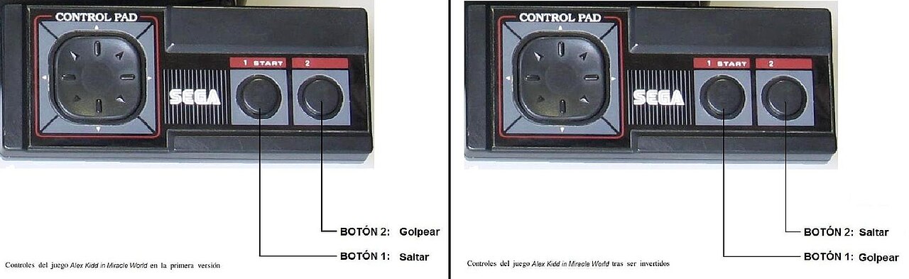 Alex Kidd in Miracle World Sega Master System classic retro game screenshot