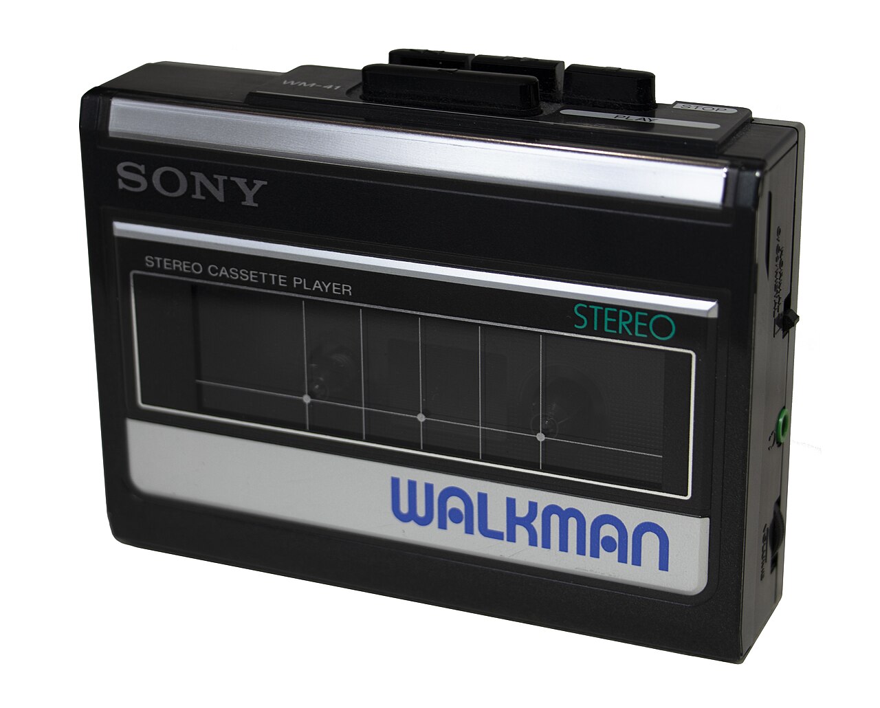 Sony Walkman WM-41 portable cassette player from the 80s
