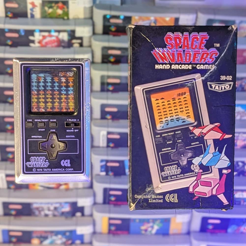 Original 1978 Space Invaders arcade cabinet by Taito that started the arcade revolution
