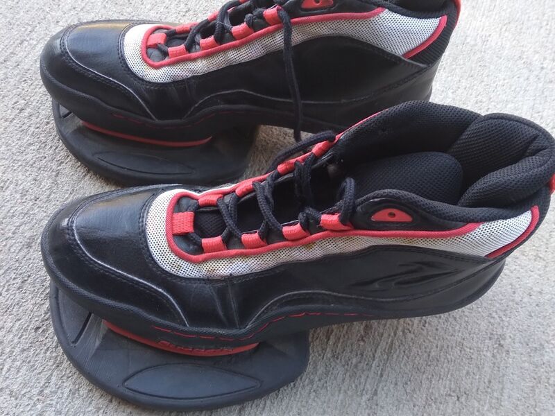 Strength shoes red black basketball training vertical jump