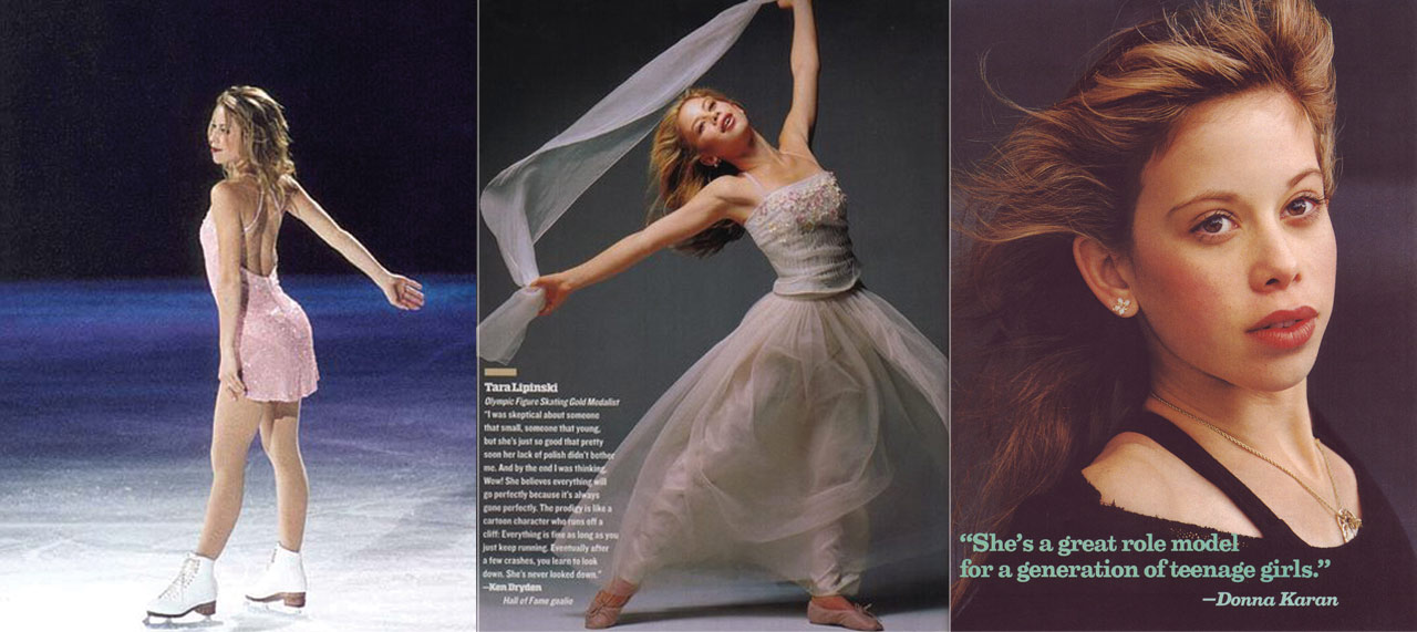 Tara Lipinski Olympic gold medalist figure skating performance