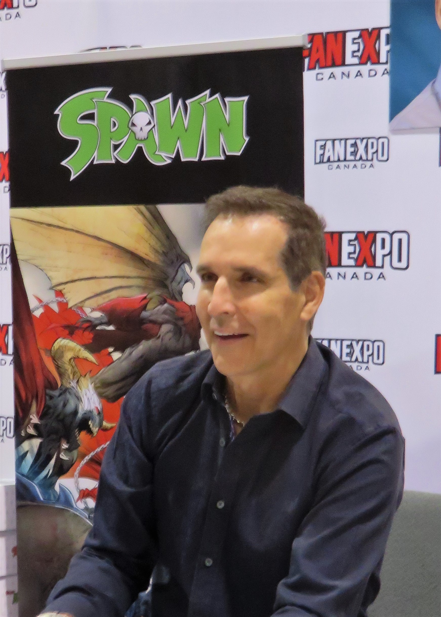 Todd McFarlane creator of Spawn and co-founder of Image Comics at a convention appearance
