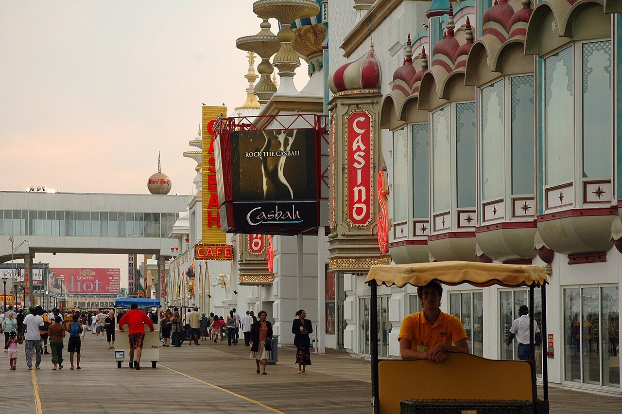 Trump Taj Mahal casino boardwalk Atlantic City