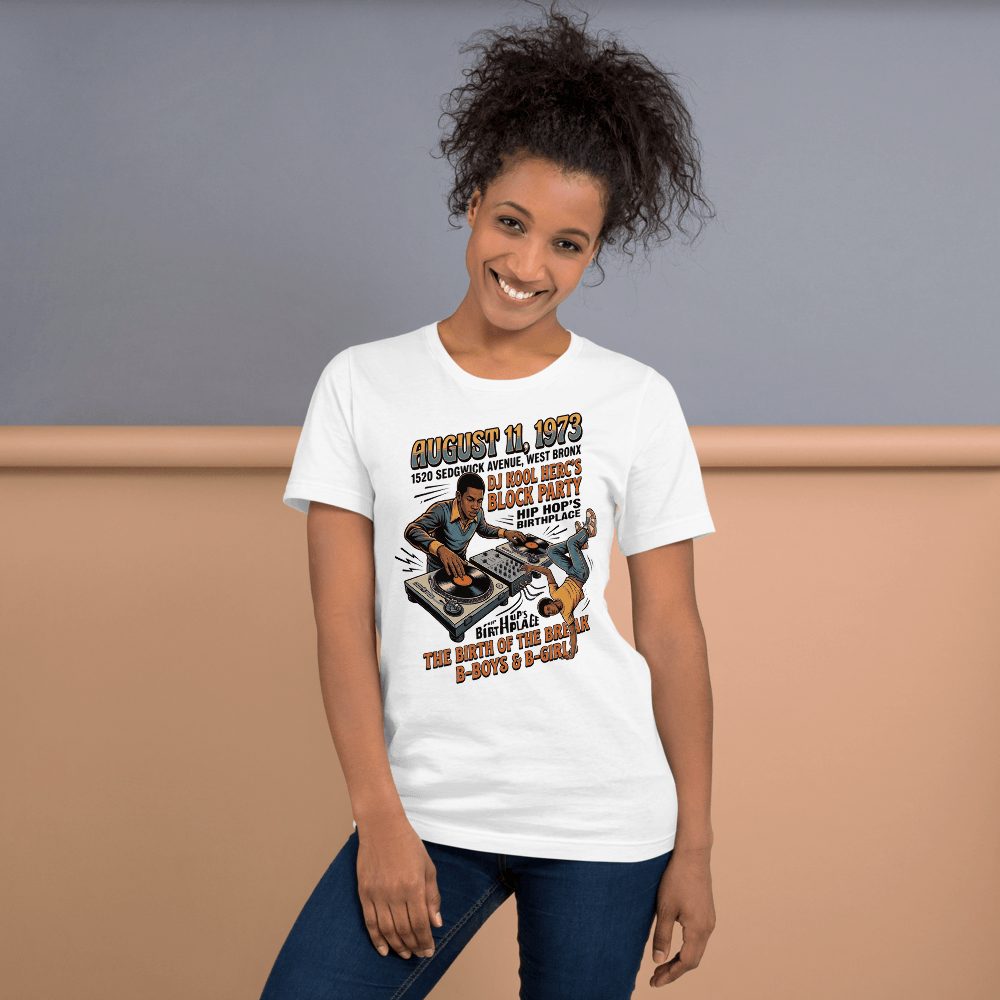 DJ Kool Herc August 11 1973 Hip Hop Birth T-Shirt