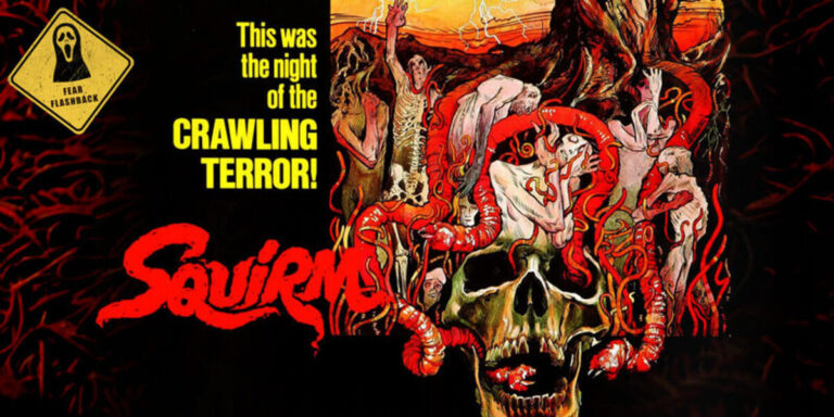 Squirm 1976 movie featured image from the storm-soaked cult horror film