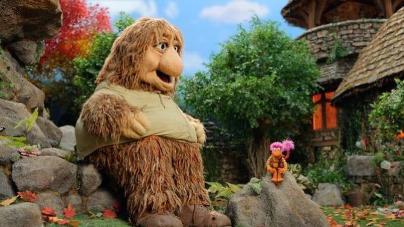Junior Gorg from Fraggle Rock in the Gorgs garden
