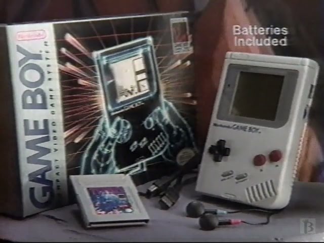 1989 Game Boy Tetris commercial screenshot