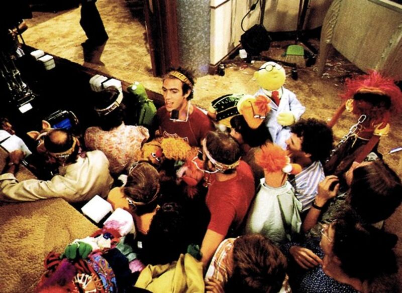 Jim Henson with Kermit the Frog during The Muppet Show era