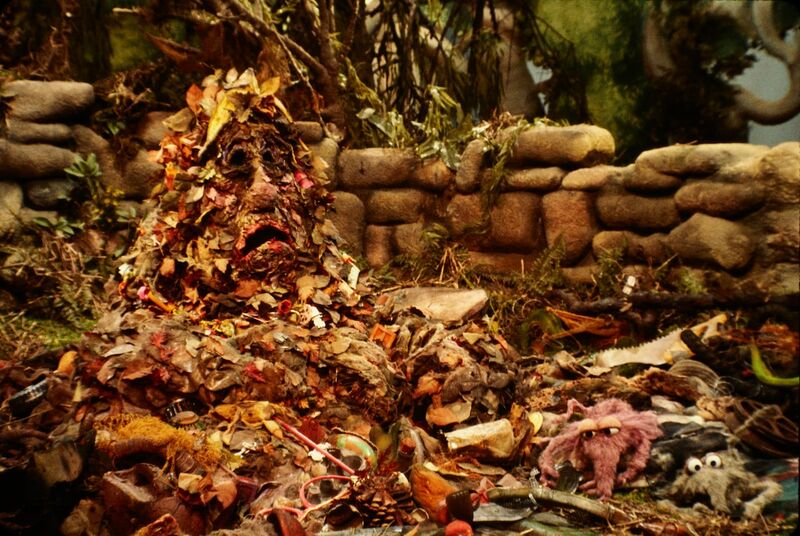 Marjory the Trash Heap from Fraggle Rock dispensing wisdom