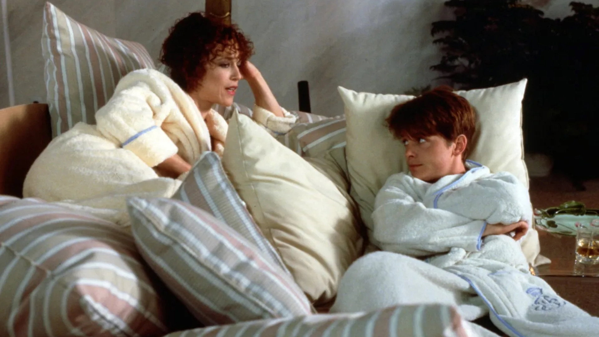 The Secret of My Success bedroom conversation scene