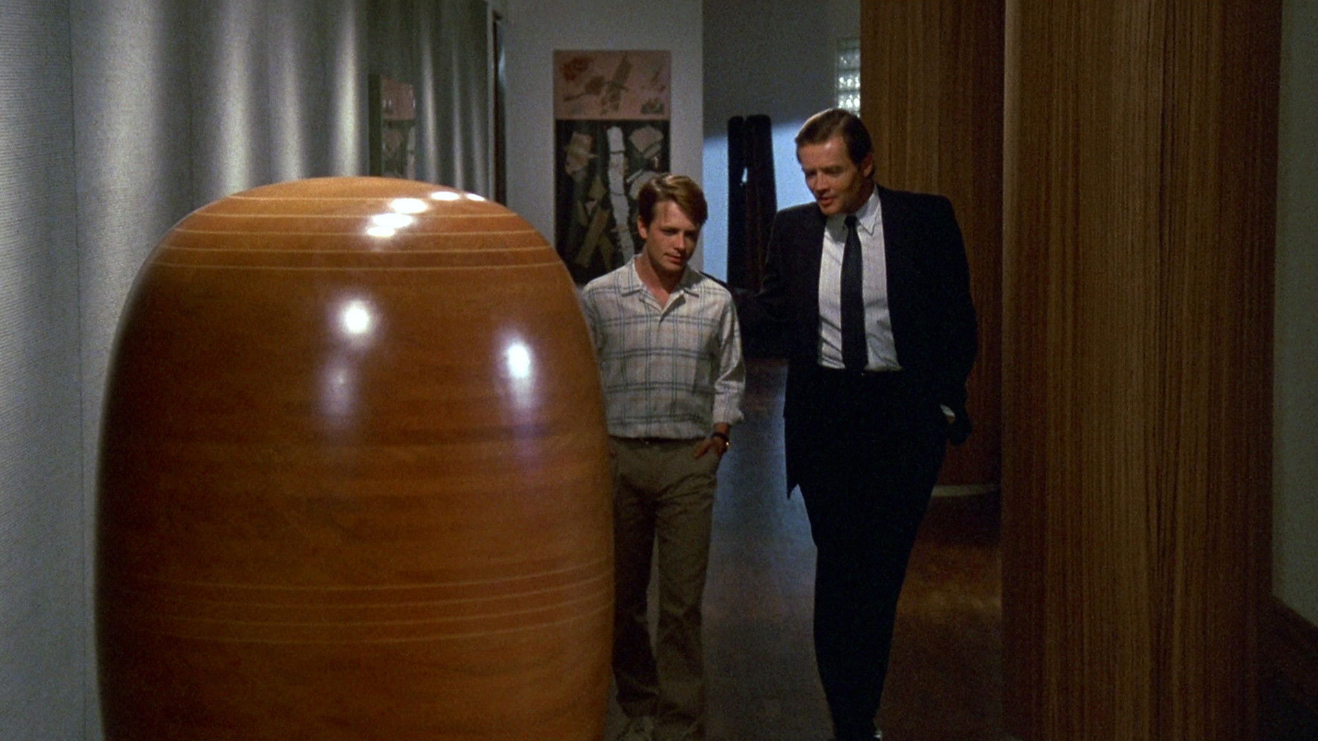 The Secret of My Success upscale apartment scene with Michael J. Fox