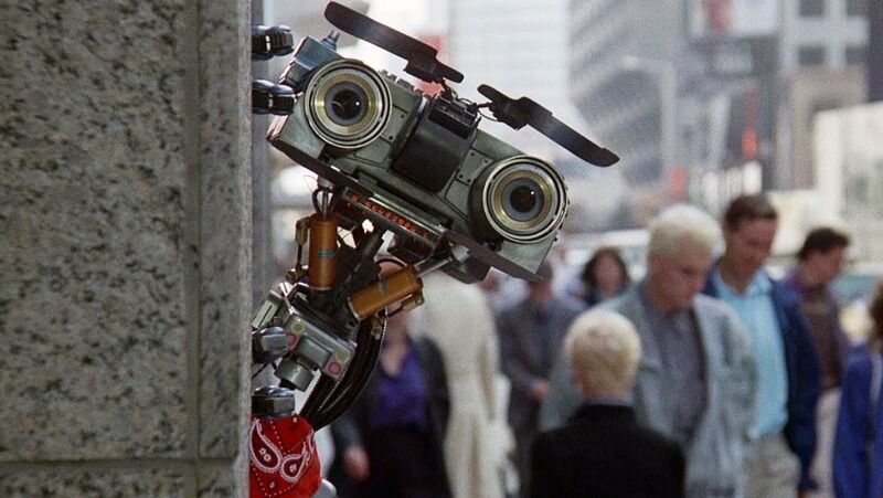 Johnny 5 robot from Short Circuit 1986