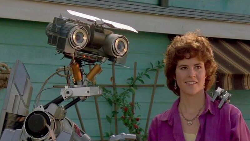 Short Circuit 1986 movie scene with Johnny 5