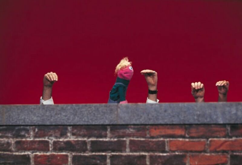 Statler and Waldorf in their famous Muppet Show balcony seats