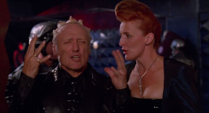 Super Mario Bros 1993 Lena and King Koopa scene with Dennis Hopper