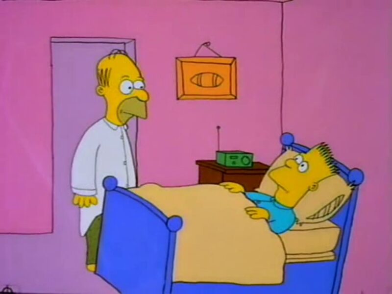Tracey Ullman Simpsons early Bart frame from the original Good Night short