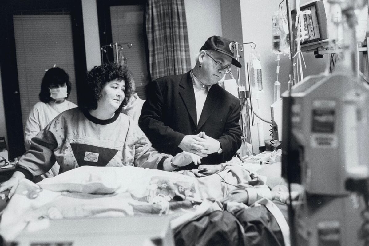 Elton John and Ryan White sharing a warm moment together