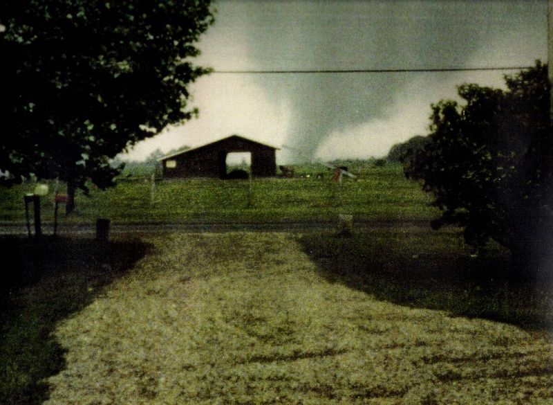 May 31 1985 tornado funnel near Atlantic Pennsylvania