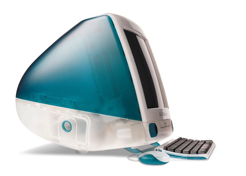Bondi Blue iMac G3 1998 product photo