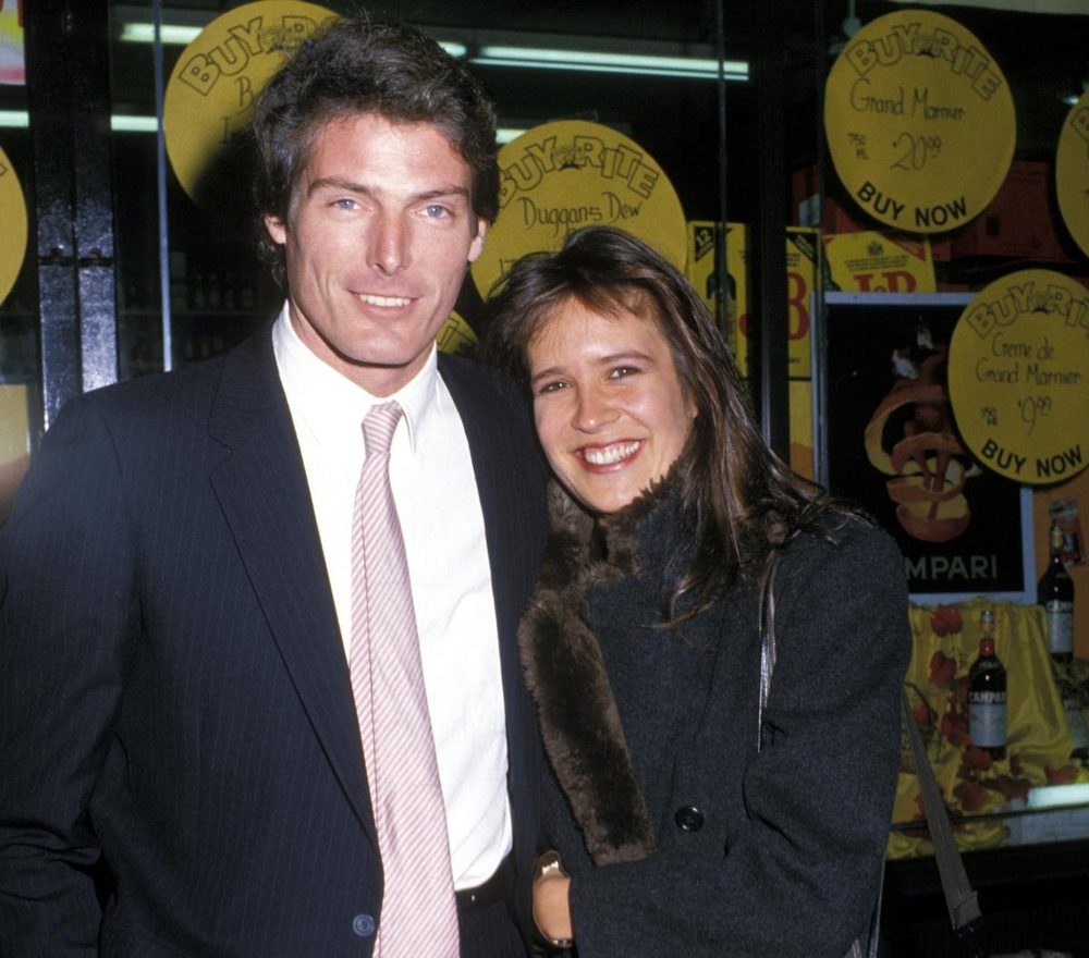 Christopher Reeve and Dana Morosini in the late 1980s during their early years together