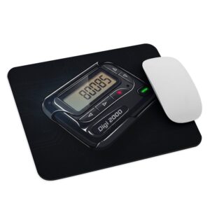 Retro Pager 90s Nostalgia Gaming Mousepad - Premium Office Desk Mat