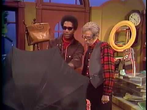 Easy Reader Morgan Freeman on The Electric Company at the junk shop sketch