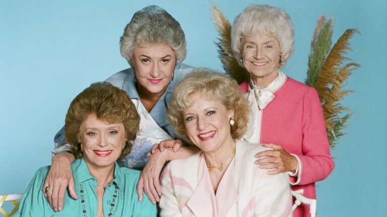 Golden Girls cast Bea Arthur Betty White Rue McClanahan Estelle Getty NBC promotional photo