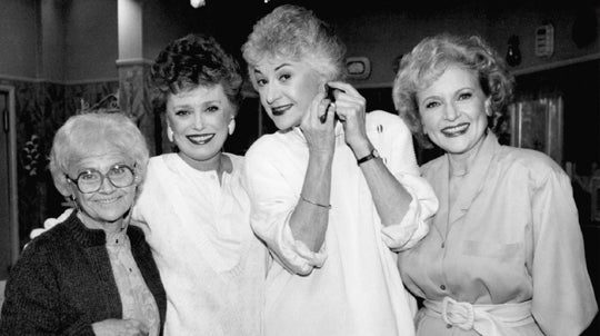 Estelle Getty Rue McClanahan Bea Arthur Betty White Golden Girls cast group