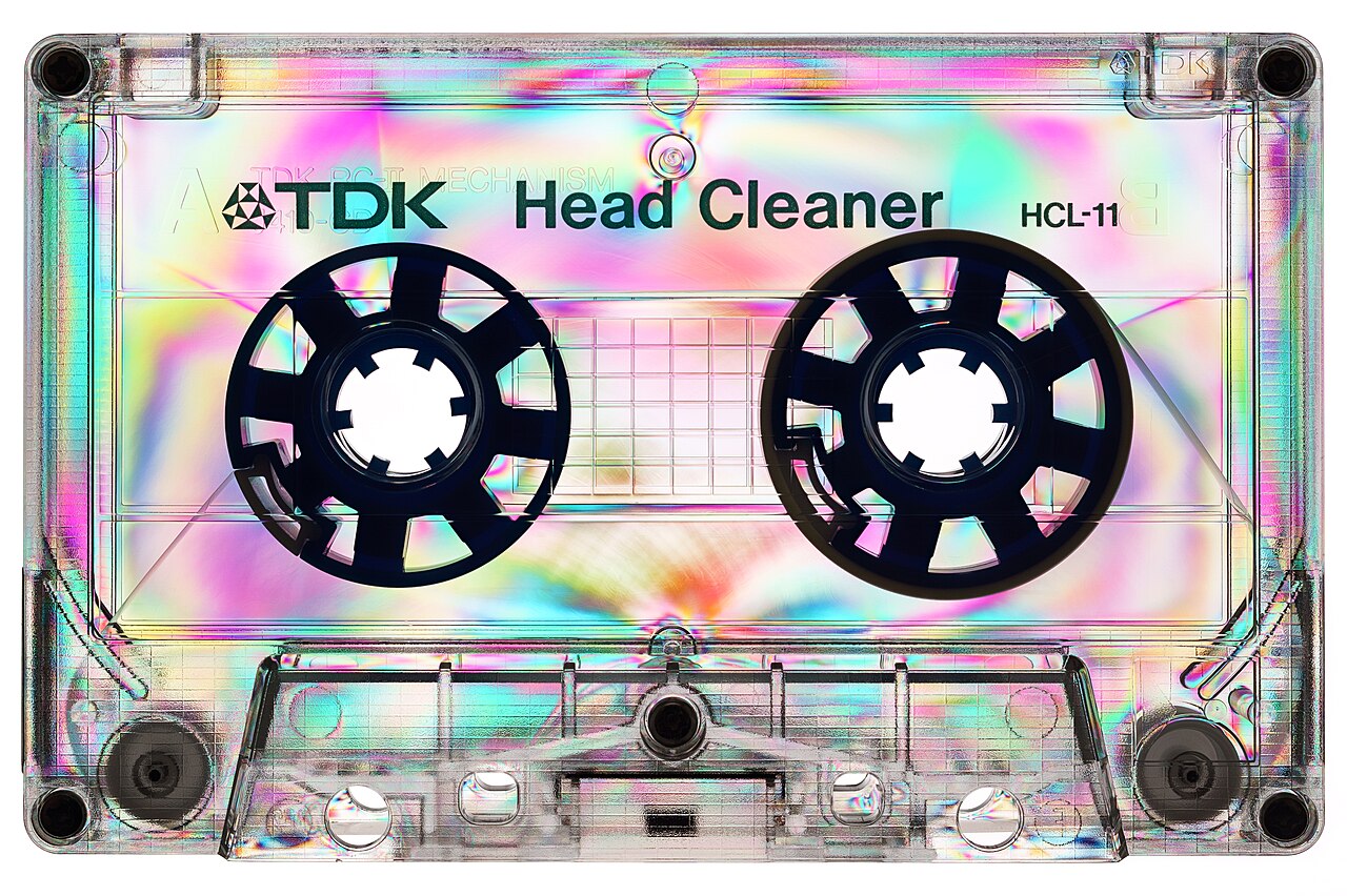 cassette tape stack