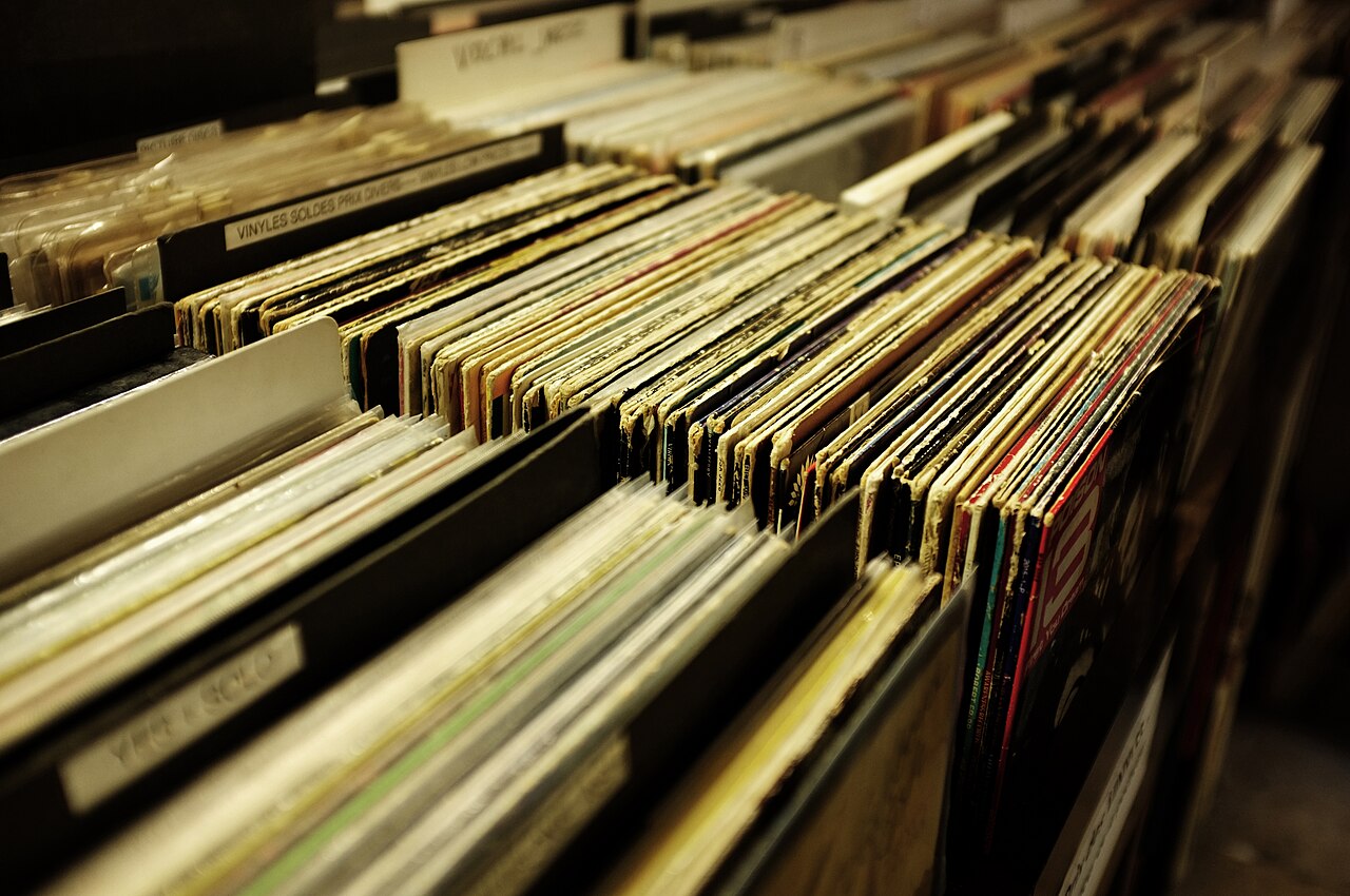 vinyl record store