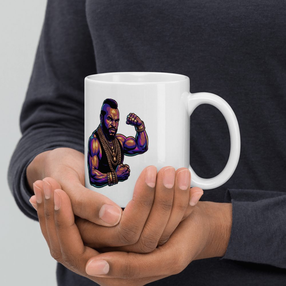 Mr T Flexing Strength Power Motivational Coffee Mug