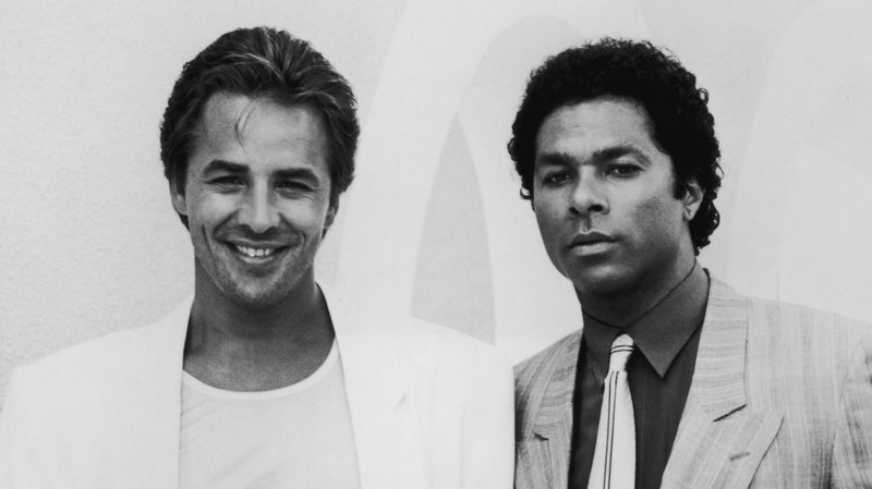 Don Johnson and Philip Michael Thomas Miami Vice 1984 NBC promo